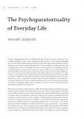 The Psychoparatextuality of Everyday Life