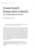 Urszula Kozioł’s “Znikopis” (Etch-A-Sketch), or: A Disposable Ars Poetica