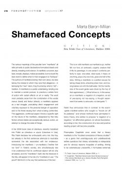 Shamefaced Concepts