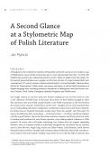 A Second Glance at a Stylometric Map of Polish Literature