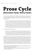 Prose Cycle (Narrative Cycle; Story Cycle)