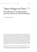 “Space Hinges on Time…”: New Modes of Transportation and Non-Places in Travel Writing
