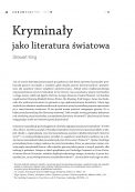 Kryminały jako literatura światowa