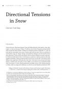 Directional Tensions in Snow