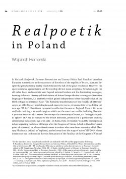 Realpoetik in Poland