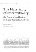 The Materiality of Intertextuality: the Figure of the Shadow in Alison Bechdel's Fun Home