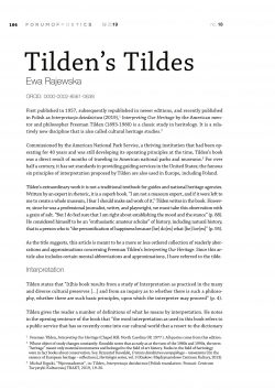 Tilden's Tildes
