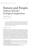 Nature and people. Tadeusz Śliwiak’s ecological imagination