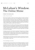 McLuhan’s Window. The online meme