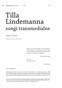 Tilla Lindemanna songi transmedialne
