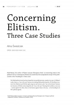 Concerning Elitism. Three Case Studies