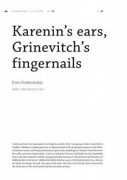 Karenin’s ears, Grinevitch’s fingernails