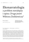 Ekonarratologia a problem metalepsy i opisu: Druga jesień Wiktora Żwikiewicza