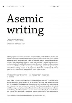 Asemic writing