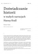 Doświadczanie historii w małych narracjach Hanny Krall