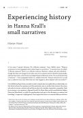 Experiencing history in Hanna Krall’s small narratives