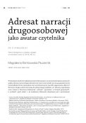 Adresat narracji drugoosobowej jako awatar czytelnika