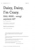Daisy, Daisy, I’m Crazy. HAL-9000 – wrogi asystent AI?